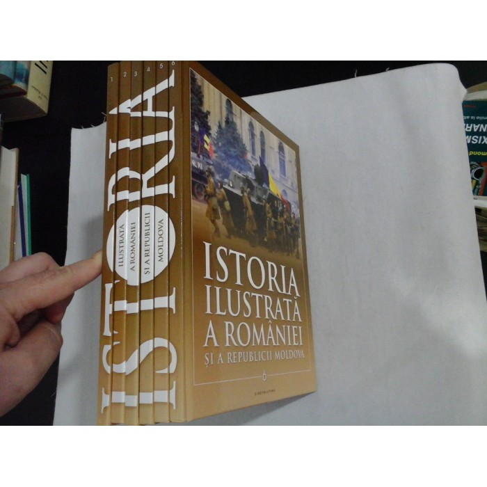     ISTORIA  ILUSTRATA  A  ROMANIEI  SI  A  REPUBLICII  MOLDOVA in 6 volume - editie Litera  
